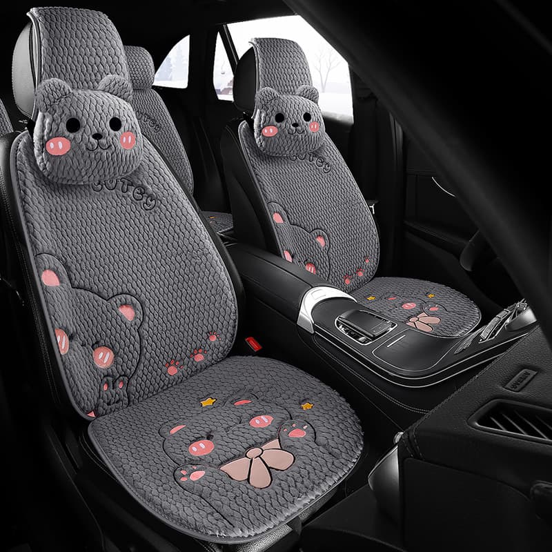 車シートカバー 運転席 かわいい動物柄シート