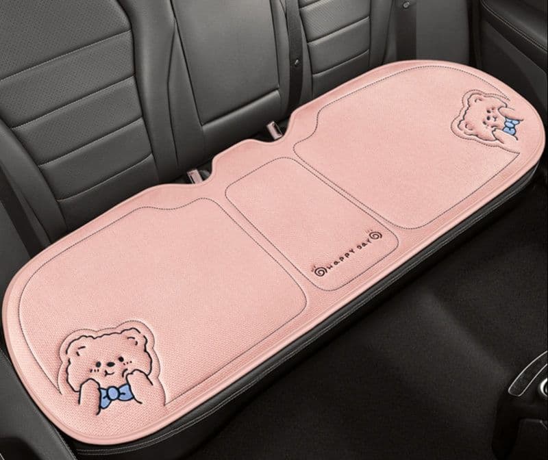 車シートカバー 後部座席 かわいいクマのデザイン後部座席シートカバー