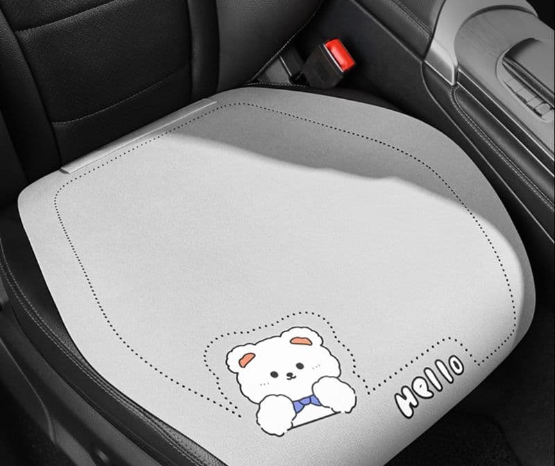 車シートカバー 後部座席 かわいいクマさん柄の車シートカバー