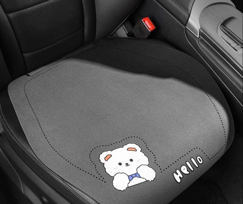 車シートカバー 後部座席 かわいいクマさん柄の車シートカバー