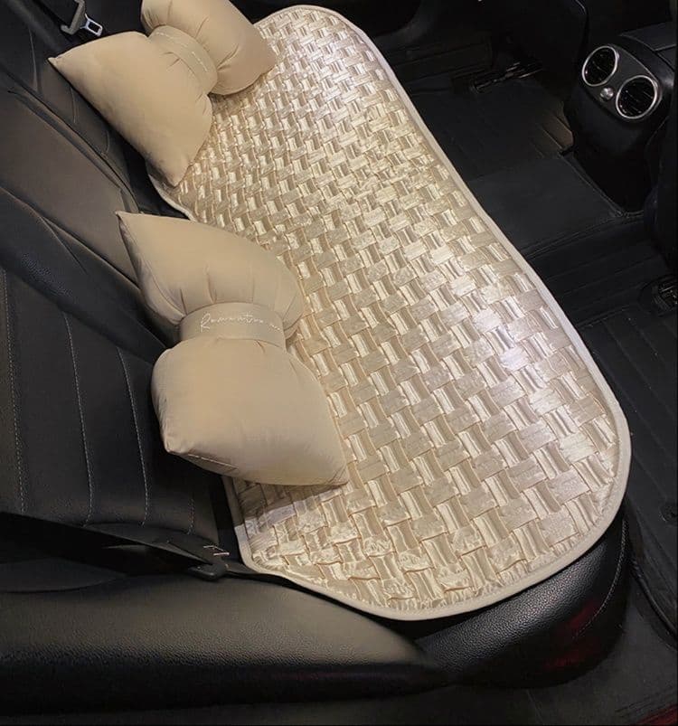 車シートカバー 後部座席 高級キルティング後部座席シートカバー