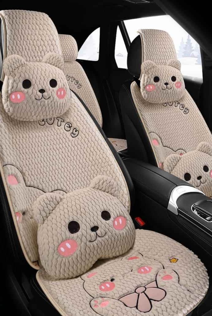 車シートカバー 運転席 かわいい動物柄シート