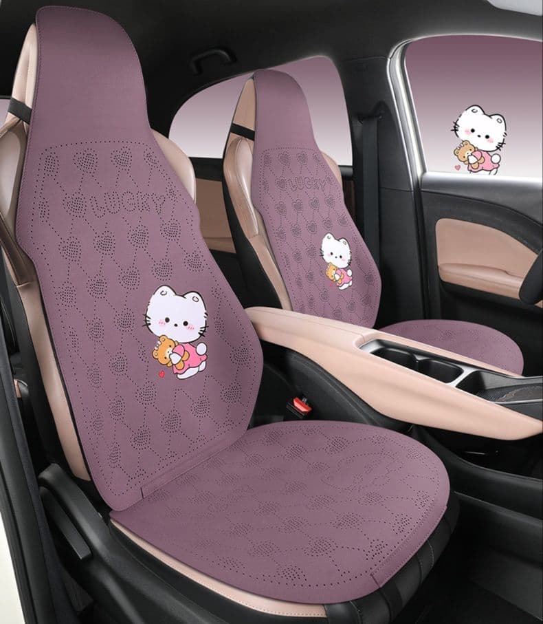 車シートカバー 運転席 かわいい猫柄