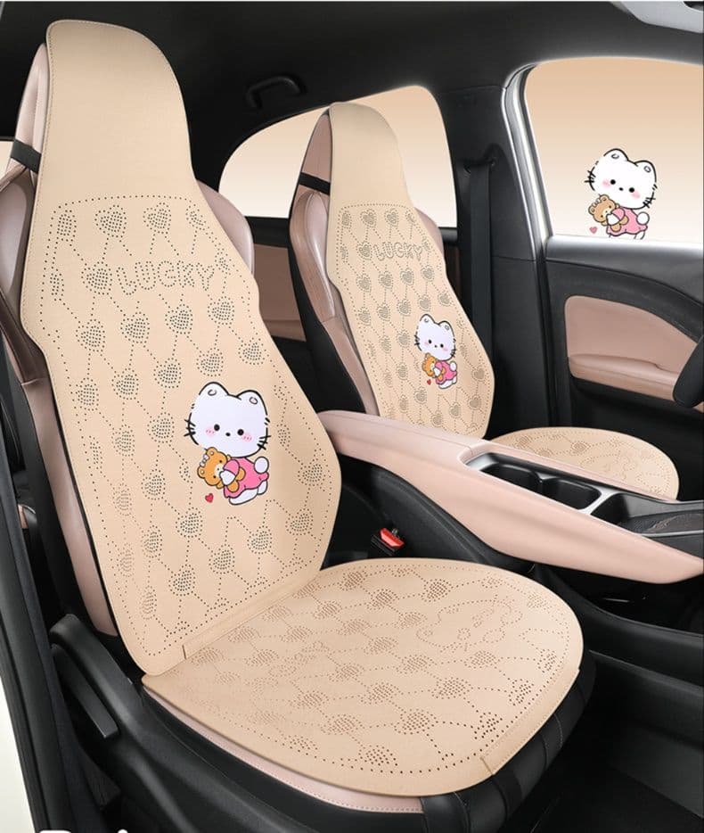 車シートカバー 運転席 かわいい猫柄