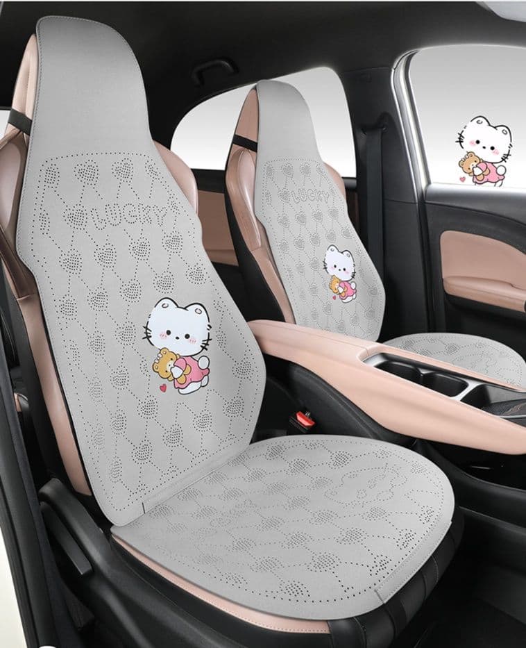 車シートカバー 運転席 かわいい猫柄