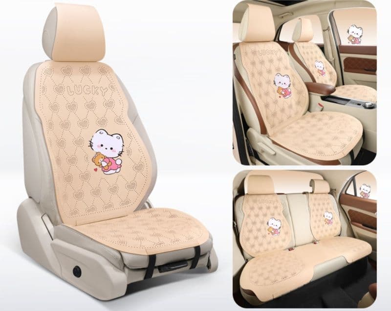車シートカバー 運転席 かわいい猫柄