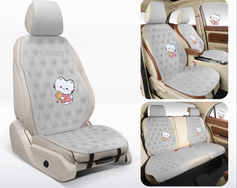 車シートカバー 運転席 かわいい猫柄
