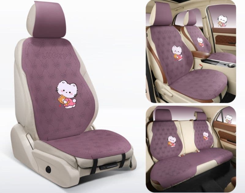 車シートカバー 運転席 かわいい猫柄