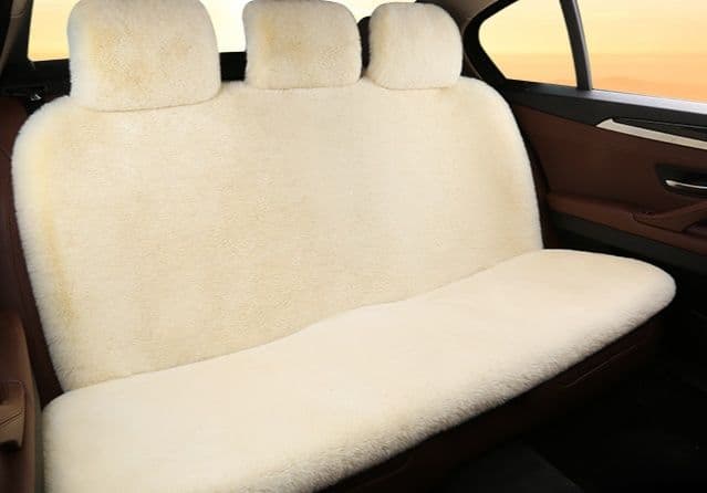 車シートカバー 運転席 ふわふわもこもこ高級シート