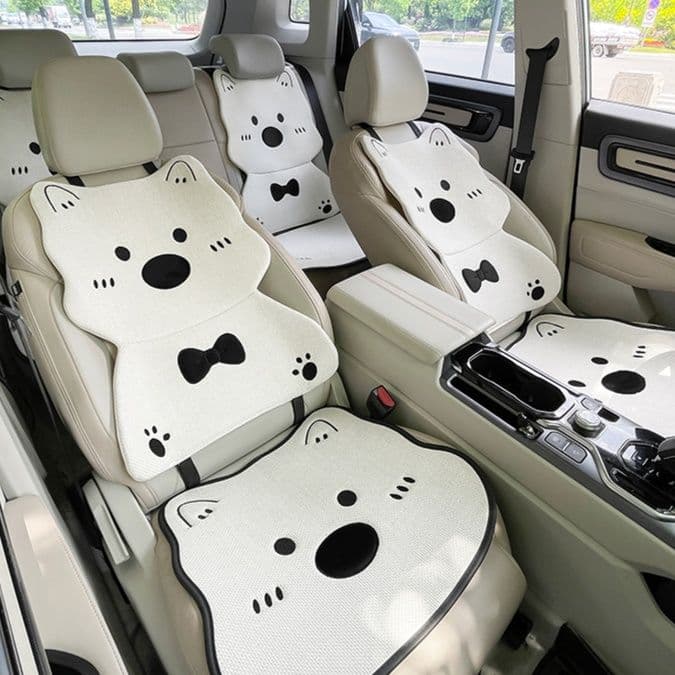 車シートカバー かわいい動物デザイン運転席シートカバー