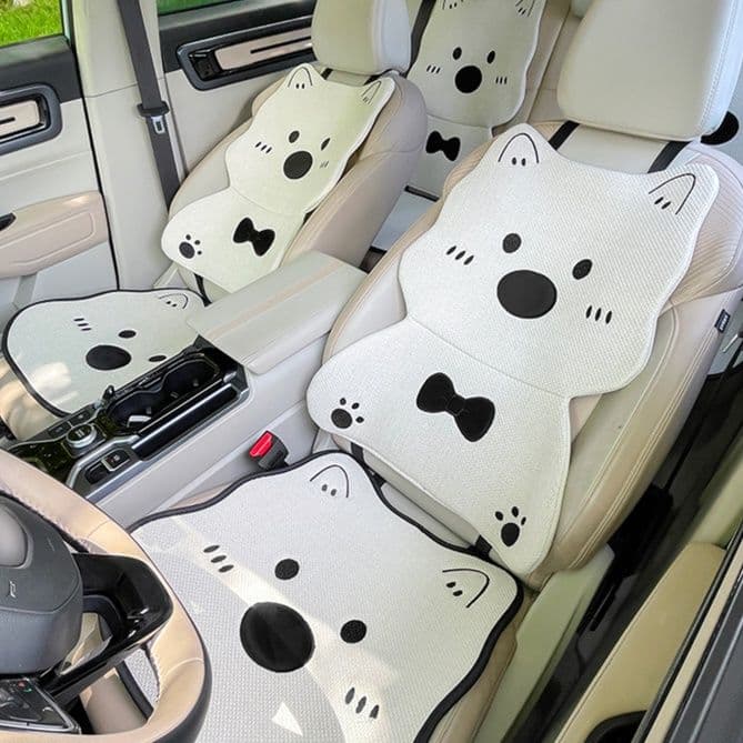 車シートカバー かわいい動物デザイン運転席シートカバー