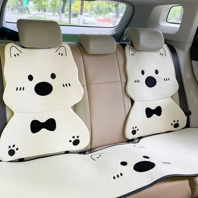 車シートカバー かわいい動物デザイン運転席シートカバー