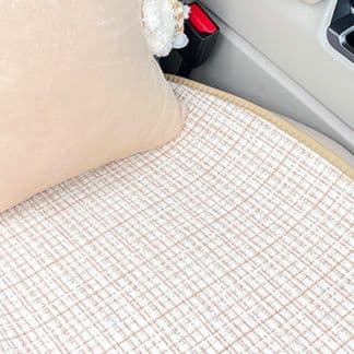 車シートカバー 優雅な格子柄シートカバー