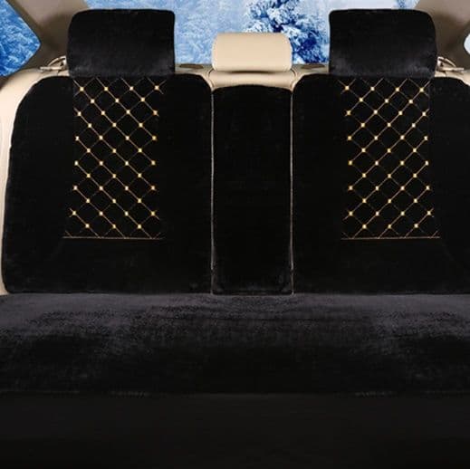 車シートカバー 高級キルティング後部座席シートカバー