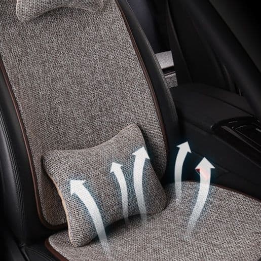 車シートカバー 四季通用麻布運転席シートカバー