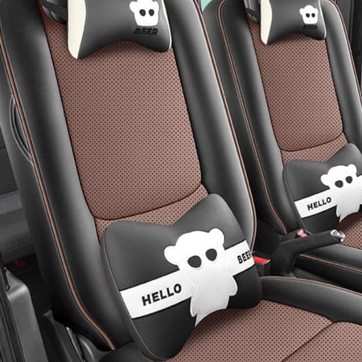 車シートカバー 高級感パンチングレザー後部座席シート
