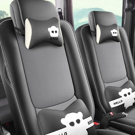 車シートカバー 高級感パンチングレザー後部座席シート