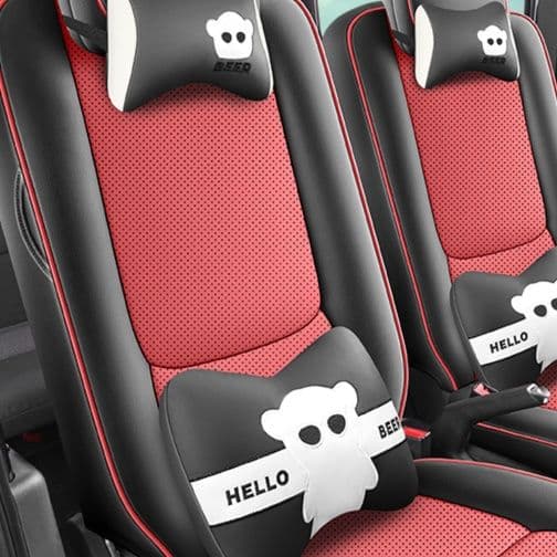 車シートカバー 高級感パンチングレザー後部座席シート