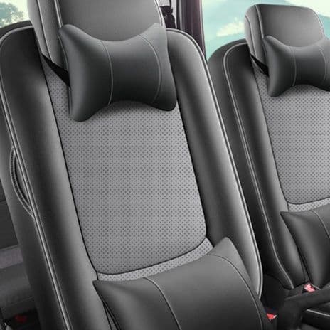 車シートカバー 高級感パンチングレザー後部座席シート