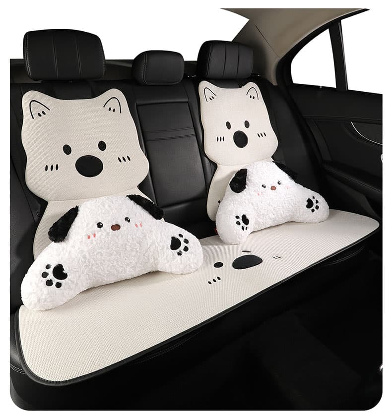 車シートカバー 運転席 かわいい犬デザインシート