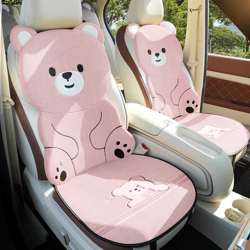 車シートカバー 後部座席 くまさん型車シートカバー 後部座席用