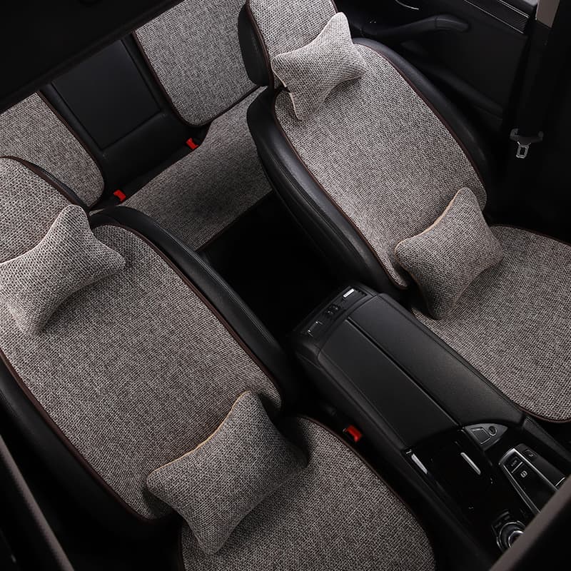 車シートカバー 四季通用麻布運転席シートカバー