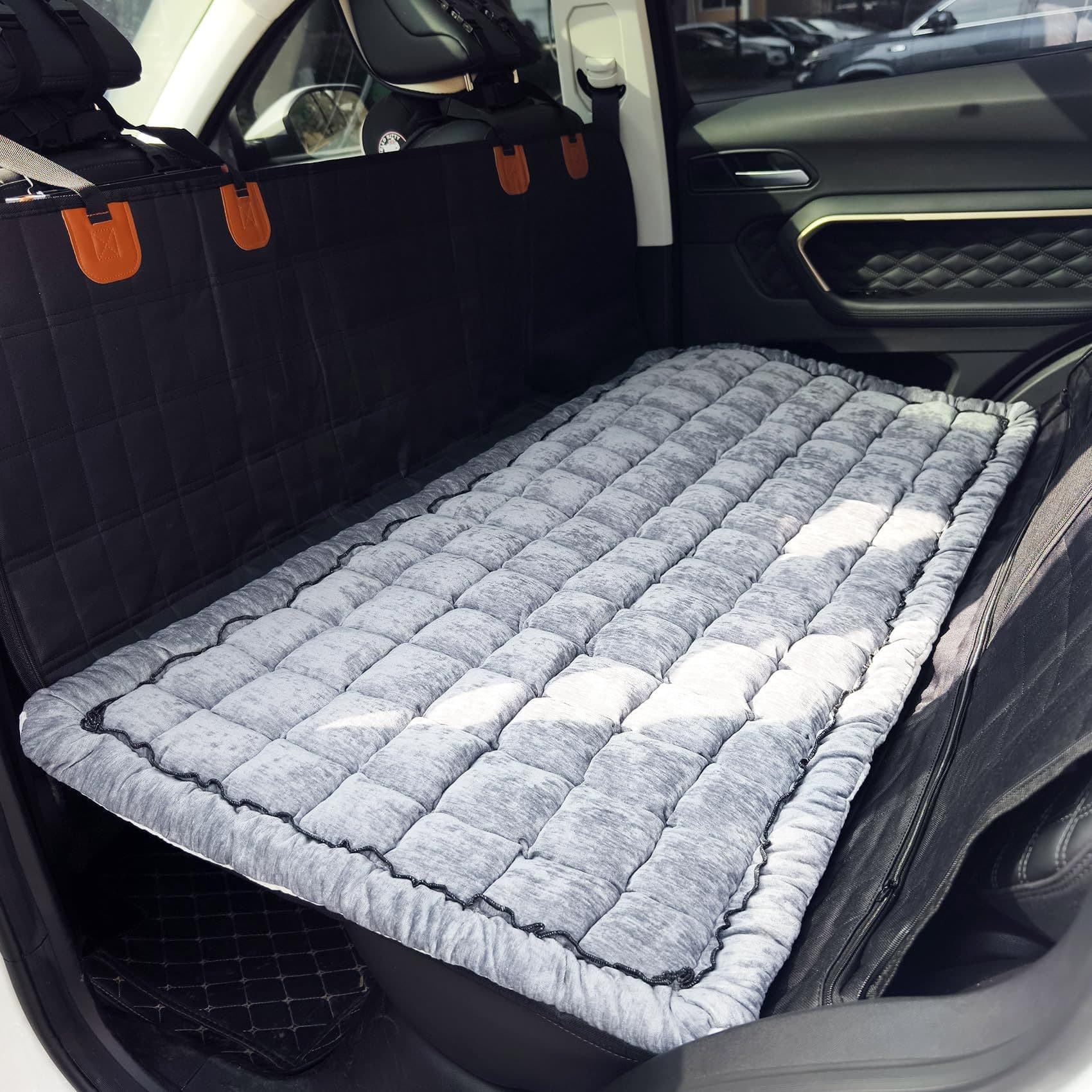 車シートカバー 後部座席 高級キルティングマット