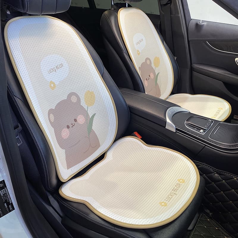 車シートカバー 後部座席 かわいい動物モチーフ車用シートカバー