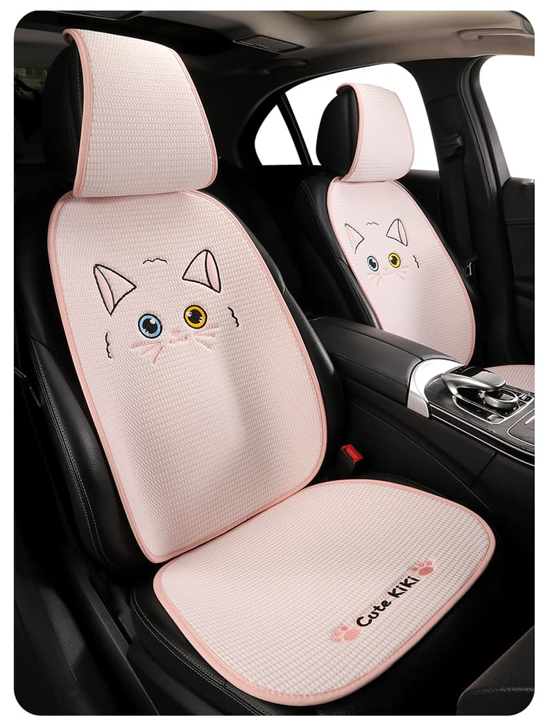 車シートカバー 運転席 異色双瞳の猫ちゃん