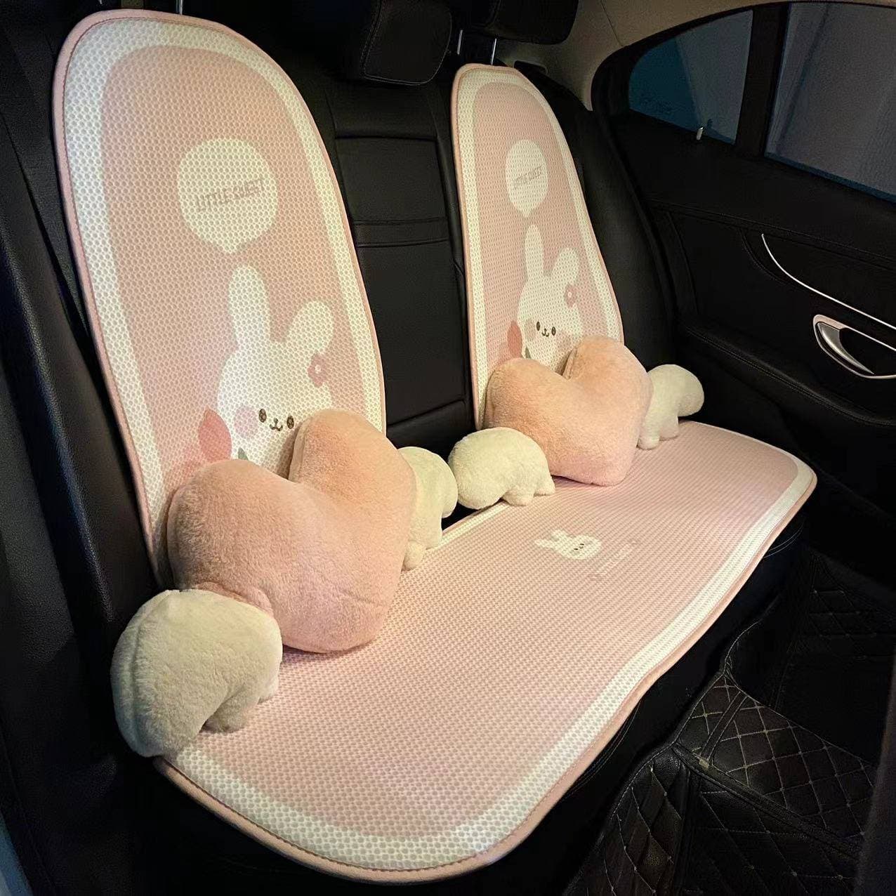 車シートカバー 後部座席 かわいい動物モチーフ車用シートカバー