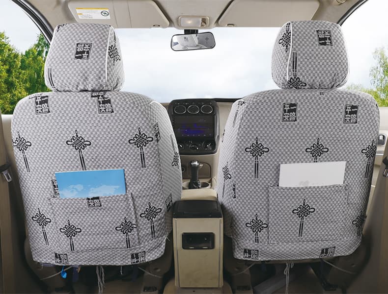 車シートカバー 運転席 東洋風模様前席シート