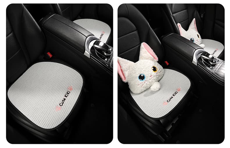 車シートカバー 運転席 異色双瞳の猫ちゃん