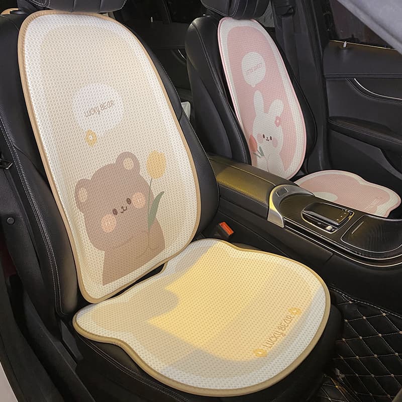 車シートカバー 後部座席 かわいい動物モチーフ車用シートカバー