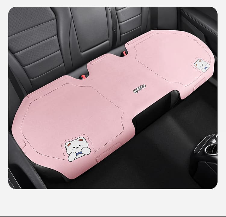 車シートカバー 後部座席 かわいいクマさん柄の車シートカバー